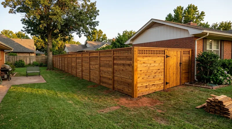 Fence Staining & Restoration Oklahoma City