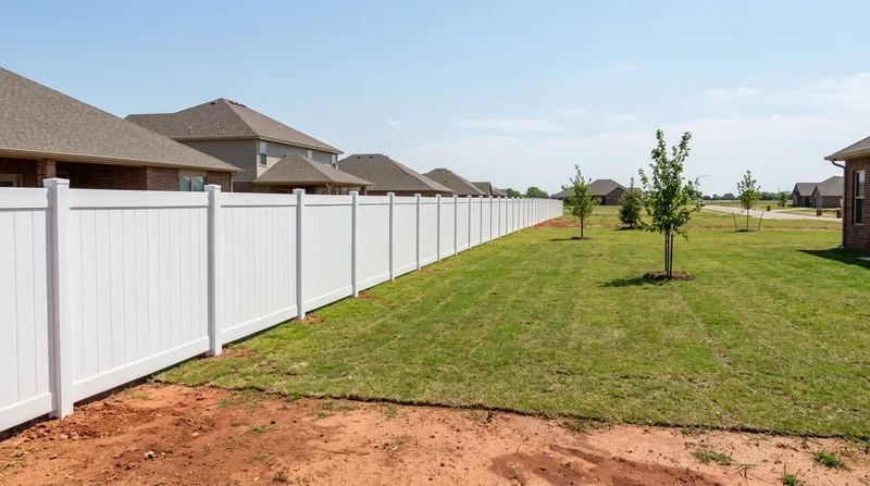 Vinyl & PVC Fence Installation Oklahoma City